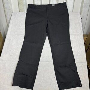 Dickies Chino Pants Womens Black Classic‎ Workwear Straight Leg Size 24 UU NWT